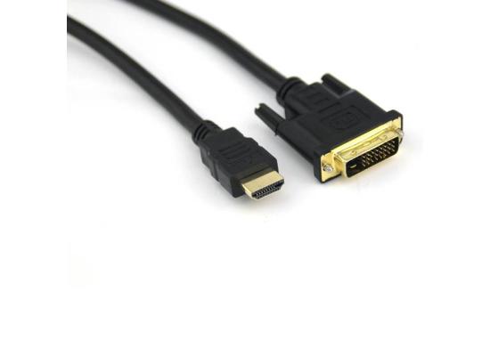 VCOM 3ft DVI Male to HDMI Male Cable (Black)